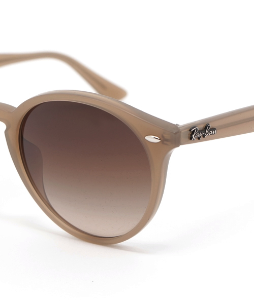 liflattie ships（リフラティ シップス）の「RayBan(レイバン):ラウンド フル アセテート（サングラス・レディース・ベージュ系その他/グリーン・ONE SIZE）」の6枚目の写真
