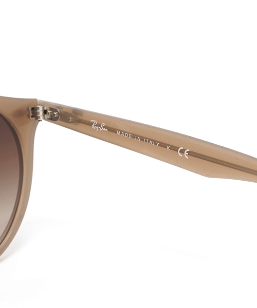 liflattie ships（リフラティ シップス）の「RayBan(レイバン):ラウンド フル アセテート（サングラス・レディース・ベージュ系その他/グリーン・ONE SIZE）」の7枚目の写真