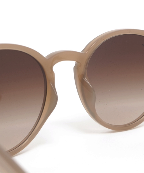 liflattie ships（リフラティ シップス）の「RayBan(レイバン):ラウンド フル アセテート（サングラス・レディース・ベージュ系その他/グリーン・ONE SIZE）」の9枚目の写真