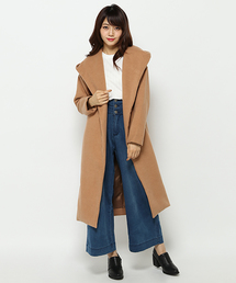 VENCEEXCHANGE | フェイクウールフードガウン(チェスターコート)