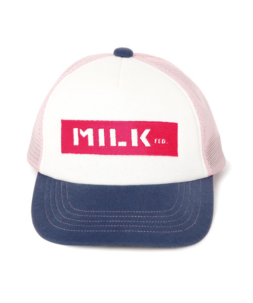 MILKFED.（ミルクフェド）の「MESH CAP BAR（キャップ・レディース・アッシュグレー/ライトパープル/ピンク・ONE SIZE）」の3枚目の写真