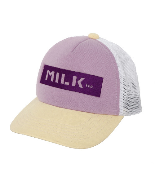 MILKFED.（ミルクフェド）の「MESH CAP BAR（キャップ・レディース・アッシュグレー/ライトパープル/ピンク・ONE SIZE）」の4枚目の写真