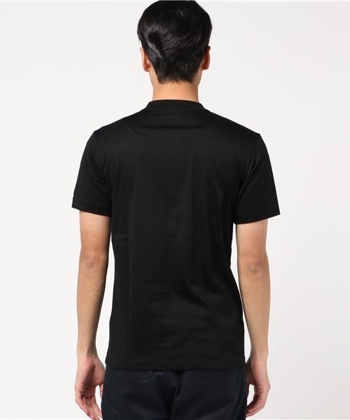 ESTNATION（エストネーション）の「ESTNATION ヘンリーネック半袖Tシャツ <GIZAndyシリーズ>（Tシャツ/カットソー・メンズ・グレー/ブルー/ホワイト/ブラック/ネイビー・SMALL/MEDIUM/LARGE/X-LARGE）」の8枚目の写真