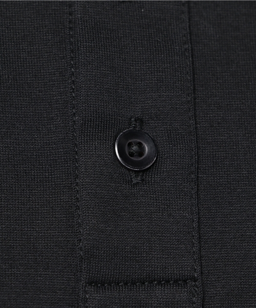 ESTNATION（エストネーション）の「ESTNATION ヘンリーネック半袖Tシャツ <GIZAndyシリーズ>（Tシャツ/カットソー・メンズ・グレー/ブルー/ホワイト/ブラック/ネイビー・SMALL/MEDIUM/LARGE/X-LARGE）」の10枚目の写真