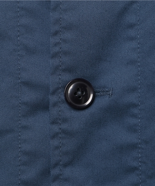 SHIPS JET BLUE（シップスジェットブルー）の「SHIPS JET BLUE: ストレッチ ショップコート（ステンカラーコート・メンズ・ネイビー/イエロー/グリーン・LARGE/SMALL/MEDIUM/X-LARGE）」の10枚目の写真