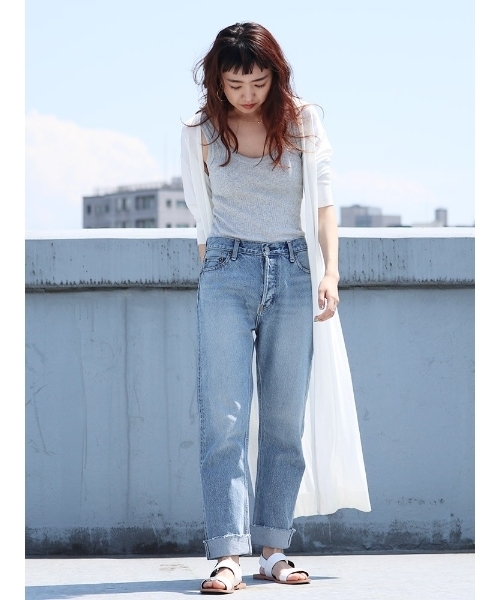 Ungrid（アングリッド）の「ベルト付ロングニットガウン（カーディガン/ボレロ・レディース・ホワイト/ブラック/ベージュ・FREE）」の11枚目の写真