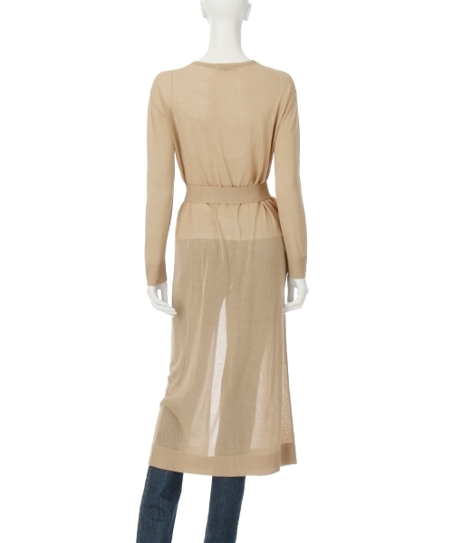 Ungrid（アングリッド）の「ベルト付ロングニットガウン（カーディガン/ボレロ・レディース・ホワイト/ブラック/ベージュ・FREE）」の7枚目の写真