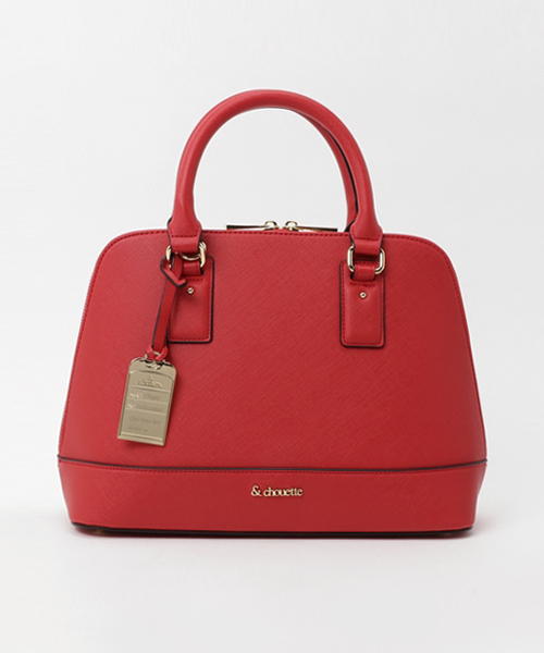 & chouette（アンドシュエット）の「[f]ボストンバッグ(M)（ボストンバッグ・レディース・ネイビー/ブラック/ホワイト/サーモンピンク/レッド・FREE）」の5枚目の写真