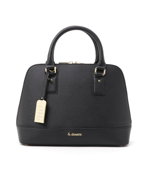 & chouette（アンドシュエット）の「[f]ボストンバッグ(M)（ボストンバッグ・レディース・ネイビー/ブラック/ホワイト/サーモンピンク/レッド・FREE）」の3枚目の写真