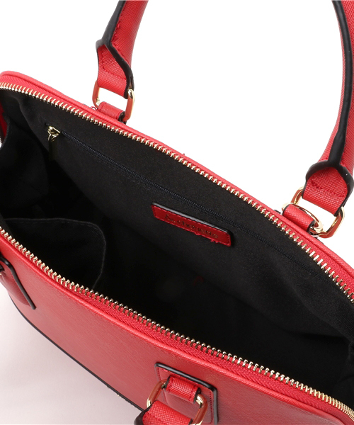 & chouette（アンドシュエット）の「[f]ボストンバッグ(M)（ボストンバッグ・レディース・ネイビー/ブラック/ホワイト/サーモンピンク/レッド・FREE）」の6枚目の写真