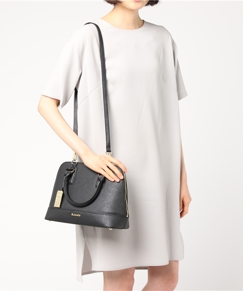 & chouette（アンドシュエット）の「[f]ボストンバッグ(M)（ボストンバッグ・レディース・ネイビー/ブラック/ホワイト/サーモンピンク/レッド・FREE）」の10枚目の写真