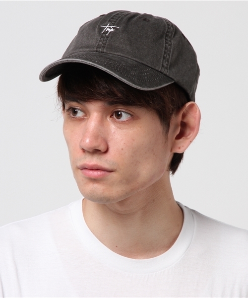 WEGO（ウィゴー）の「WEGO/ピグメントLOWキャップ（キャップ・メンズ・サックスブルー/ライトピンク/ブラック/ネイビー/ベージュ/ブルー/オレンジ・FREE）」の21枚目の写真