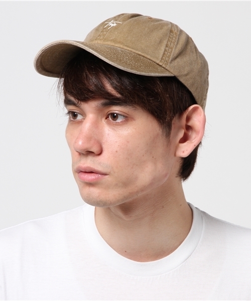 WEGO（ウィゴー）の「WEGO/ピグメントLOWキャップ（キャップ・メンズ・サックスブルー/ライトピンク/ブラック/ネイビー/ベージュ/ブルー/オレンジ・FREE）」の22枚目の写真