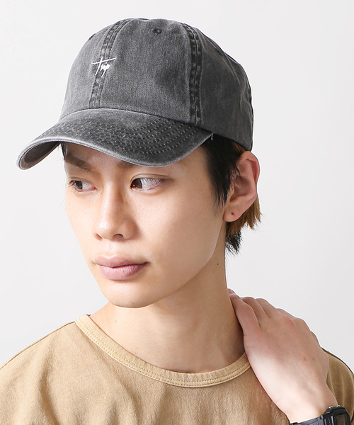 WEGO（ウィゴー）の「WEGO/ピグメントLOWキャップ（キャップ・メンズ・サックスブルー/ライトピンク/ブラック/ネイビー/ベージュ/ブルー/オレンジ・FREE）」の14枚目の写真