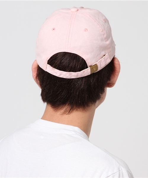 WEGO（ウィゴー）の「WEGO/ピグメントLOWキャップ（キャップ・メンズ・サックスブルー/ライトピンク/ブラック/ネイビー/ベージュ/ブルー/オレンジ・FREE）」の9枚目の写真