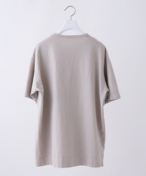 STUDIOUS（ステュディオス）の「【STUDIOUS】オーバーピグメントT（Tシャツ/カットソー・メンズ・ピンク/ホワイト/ブルー/ベージュ・2/1/3）」の11枚目の写真