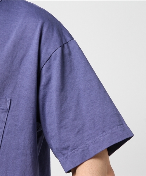 STUDIOUS（ステュディオス）の「【STUDIOUS】オーバーピグメントT（Tシャツ/カットソー・メンズ・ピンク/ホワイト/ブルー/ベージュ・2/1/3）」の10枚目の写真