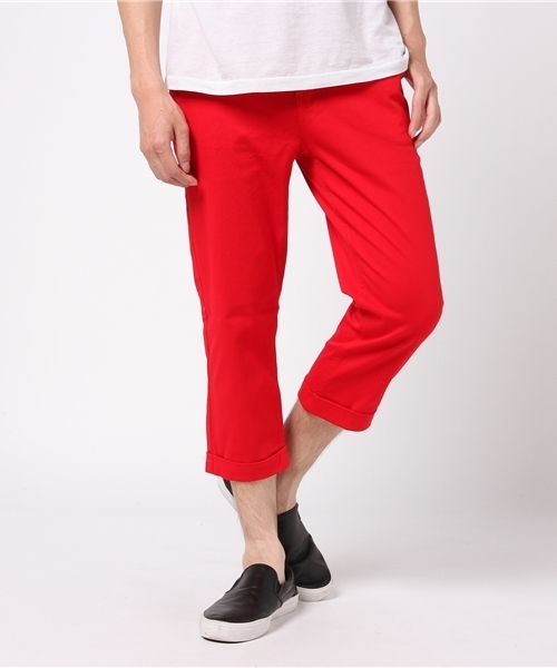 INASTUDIOS ZOO(イーナストゥディオスズー)の「「INASTUDIOS SELECT」ストレッチクロップドパンツ(その他パンツ・メンズ・ベージュ/ネイビー/ブラック/カーキ/ホワイト/レッド/ブルー・X-LARGE/SMALL/LARGE/MEDIUM)」の7枚目の写真