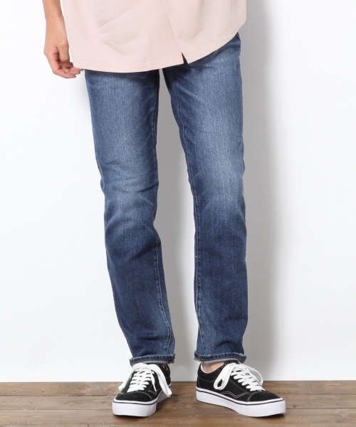 RAGEBLUE（レイジブルー）の「コーンミルズデニムスリムパンツ/750639（デニムパンツ・メンズ・ネイビー/グレー系その他/ライトブルー/ブルー・LARGE/SMALL/MEDIUM/X-LARGE）」の4枚目の写真