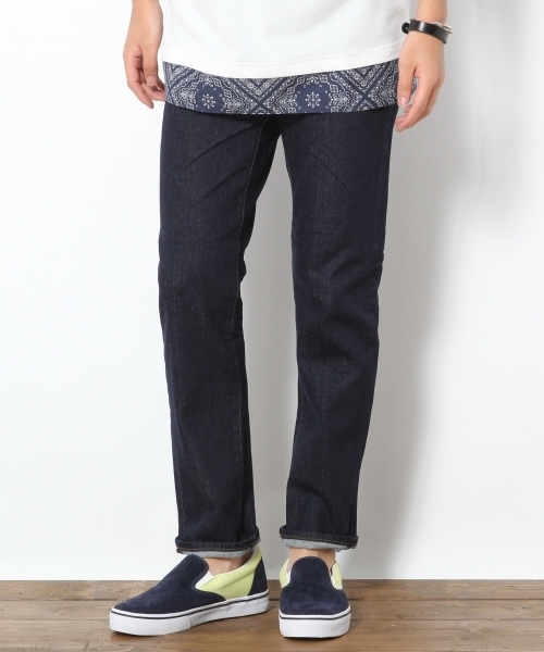 RAGEBLUE（レイジブルー）の「コーンミルズデニムスリムパンツ/750639（デニムパンツ・メンズ・ネイビー/グレー系その他/ライトブルー/ブルー・LARGE/SMALL/MEDIUM/X-LARGE）」の15枚目の写真