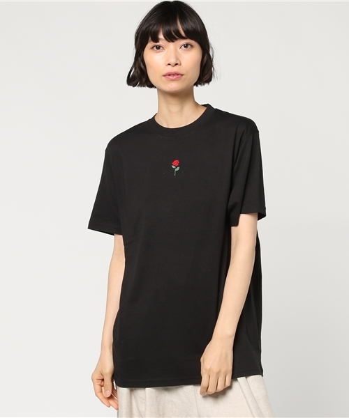 WC（ダブル シー）の「WC/ローズ刺繍カットソー（Tシャツ/カットソー・レディース・ピンク/ホワイト/ブラック・FREE）」の13枚目の写真