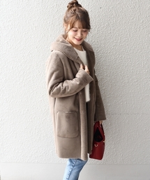 お値下げ！シップスカージュ フェイクムートンコート Khaju - 【ほぼ新品】SHIPSムートンコートの通販 by クサ