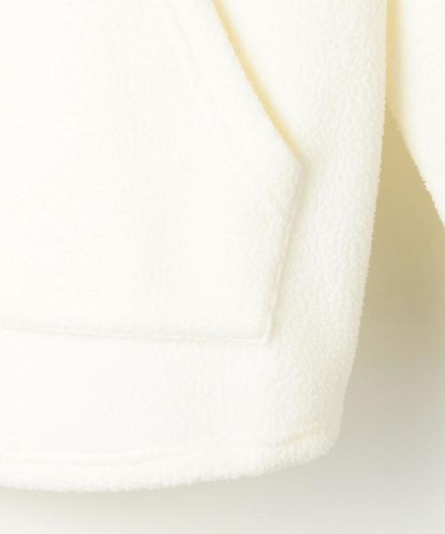 green label relaxing（グリーンレーベルリラクシング）の「ST ポーラテック フリース フーディー / パーカー ◆（パーカー・メンズ・ブラック/ダークブラウン/オフホワイト・LARGE/MEDIUM/SMALL）」の7枚目の写真