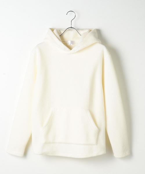 green label relaxing（グリーンレーベルリラクシング）の「ST ポーラテック フリース フーディー / パーカー ◆（パーカー・メンズ・ブラック/ダークブラウン/オフホワイト・LARGE/MEDIUM/SMALL）」の11枚目の写真