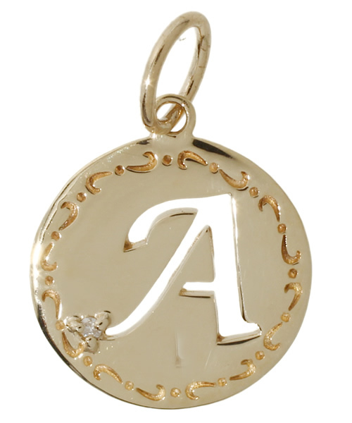 agete（アガット）の「イニシャルチャーム（15124117385）（チャーム