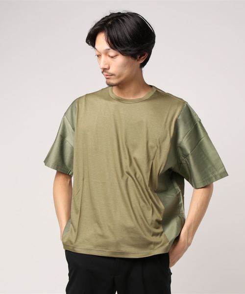 CIAOPANIC(チャオパニック)の「カラーブロックプルオーバー(Tシャツ/カットソー・メンズ・ホワイト/オリーブ/パープル・LARGE/MEDIUM)」の7枚目の写真