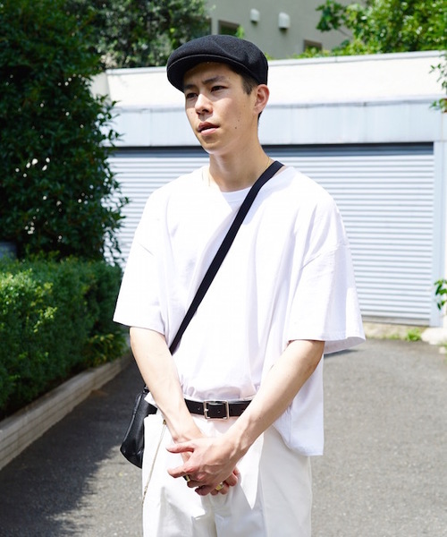 KAIKO(カイコー)の「KAIKO x FRUIT OF THE LOOM OBLONG T-SHIRT(Tシャツ/カットソー・メンズ・ホワイト/ブルー/ブラック/ライトパープル・S/M/L)」の2枚目の写真