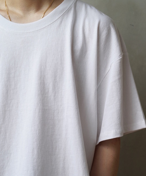 KAIKO(カイコー)の「KAIKO x FRUIT OF THE LOOM OBLONG T-SHIRT(Tシャツ/カットソー・メンズ・ホワイト/ブルー/ブラック/ライトパープル・S/M/L)」の15枚目の写真