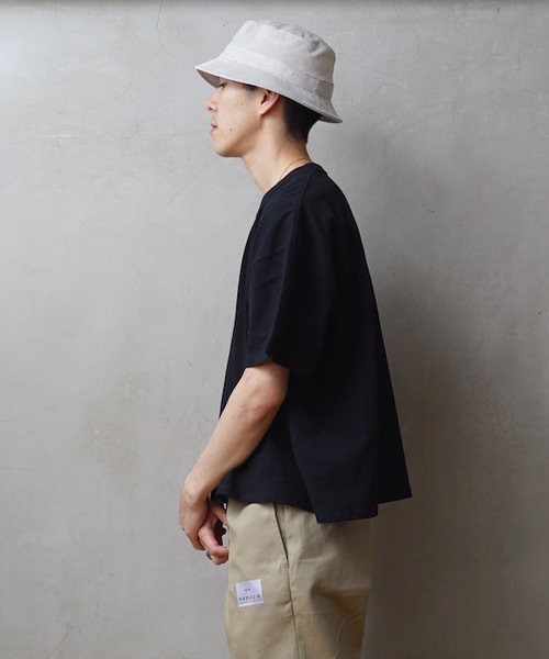 KAIKO(カイコー)の「KAIKO x FRUIT OF THE LOOM OBLONG T-SHIRT(Tシャツ/カットソー・メンズ・ホワイト/ブルー/ブラック/ライトパープル・S/M/L)」の18枚目の写真