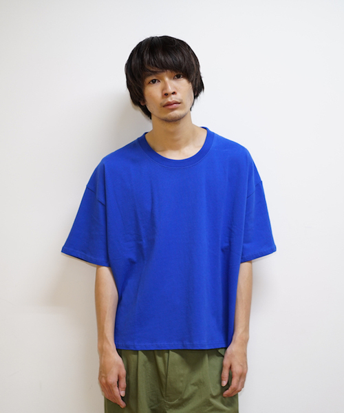 KAIKO(カイコー)の「KAIKO x FRUIT OF THE LOOM OBLONG T-SHIRT(Tシャツ/カットソー・メンズ・ホワイト/ブルー/ブラック/ライトパープル・S/M/L)」の12枚目の写真