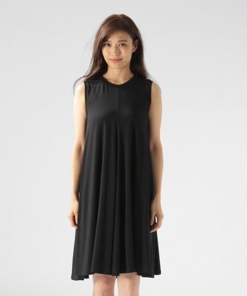 werthy 野沢和香　ワンピース　黒 BAYFLOW（ベイフロー）の「【野沢和香×BAYFLOW】ドレープワンピース