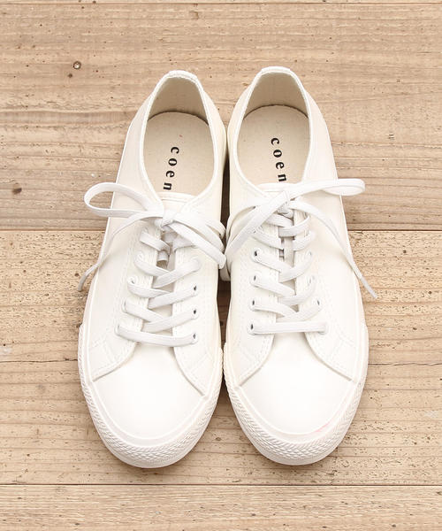 coen(コーエン)の「ワントーンスニーカー(スニーカー・レディース・ブラウン/ブラック/オフホワイト・SMALL/MEDIUM/LARGE)」の12枚目の写真