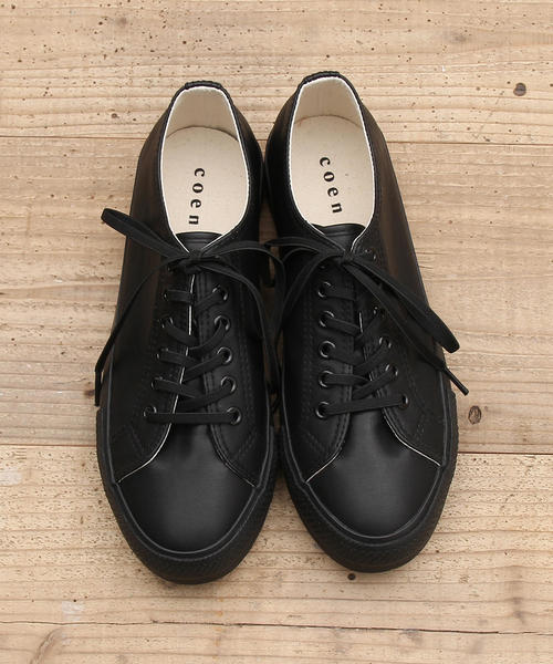 coen(コーエン)の「ワントーンスニーカー(スニーカー・レディース・ブラウン/ブラック/オフホワイト・SMALL/MEDIUM/LARGE)」の15枚目の写真