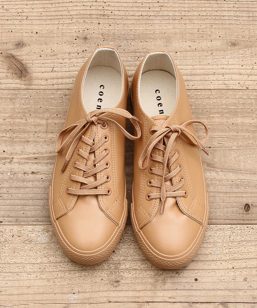 coen(コーエン)の「ワントーンスニーカー(スニーカー・レディース・ブラウン/ブラック/オフホワイト・SMALL/MEDIUM/LARGE)」の10枚目の写真