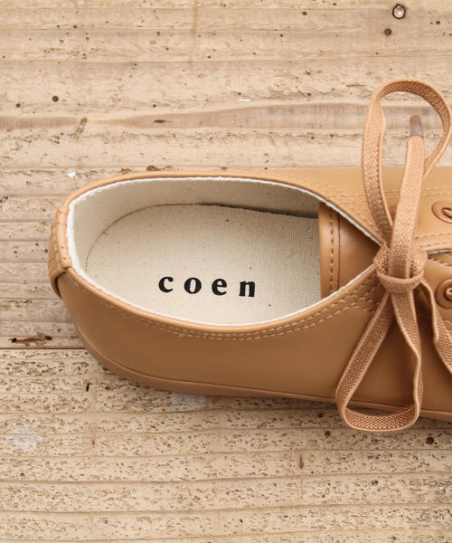 coen(コーエン)の「ワントーンスニーカー(スニーカー・レディース・ブラウン/ブラック/オフホワイト・SMALL/MEDIUM/LARGE)」の6枚目の写真