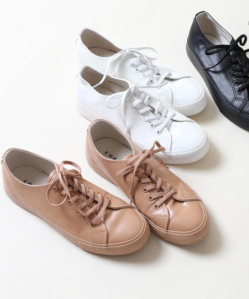 coen(コーエン)の「ワントーンスニーカー(スニーカー・レディース・ブラウン/ブラック/オフホワイト・SMALL/MEDIUM/LARGE)」の19枚目の写真