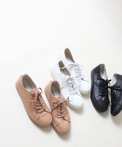 coen(コーエン)の「ワントーンスニーカー(スニーカー・レディース・ブラウン/ブラック/オフホワイト・SMALL/MEDIUM/LARGE)」の20枚目の写真