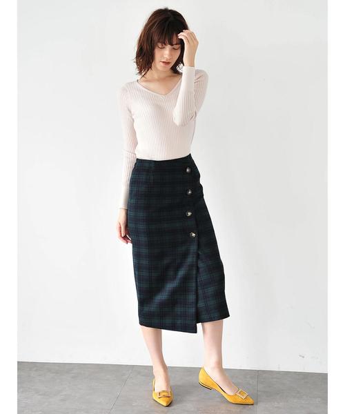 YECCA VECCA(イェッカヴェッカ)の「P.メリノウール2wayリブニット(ニット/セーター・レディース・ラベンダー/アイボリー/杢グレー/ブラック/ブラウン/イエロー・FREE)」の14枚目の写真