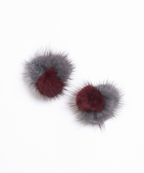 PICHE ABAHOUSE（ピシェ アバハウス）の「ミンクポンポンシュークリップ（シューケア用品・レディース・ブラック/ピンク/ボルドー・フリー）」の9枚目の写真