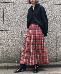 PAGEBOY | チェックプリーツスカート(スカート)