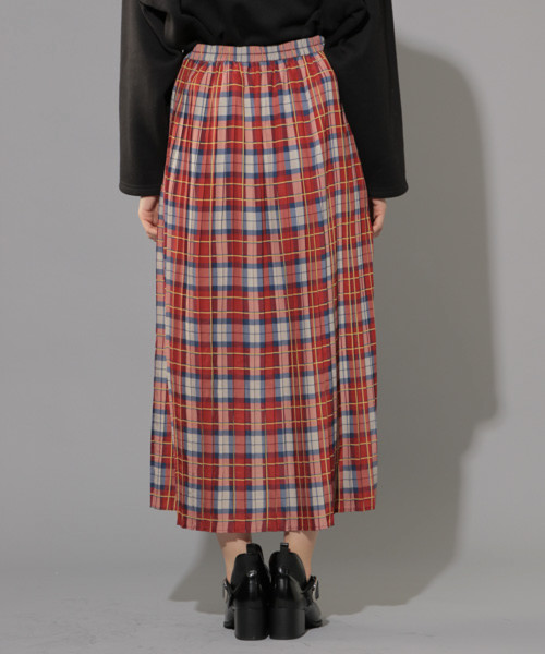 PAGEBOY（ページボーイ）の「チェックプリーツスカート（スカート・レディース・ブラウン/レッド/ブルー・FREE）」の13枚目の写真