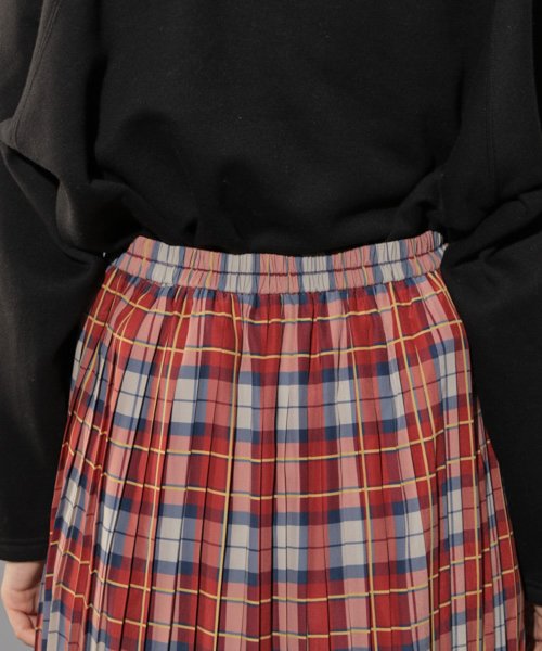 PAGEBOY（ページボーイ）の「チェックプリーツスカート（スカート・レディース・ブラウン/レッド/ブルー・FREE）」の16枚目の写真