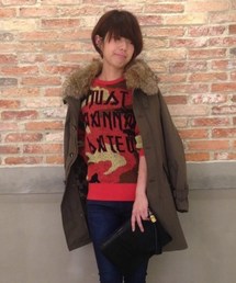 JOURNAL STANDARD | 【HALFMAN/ハーフマン】 HIDE CAMO CREW KNIT：カモフラ柄ニット#(ニット/セーター)