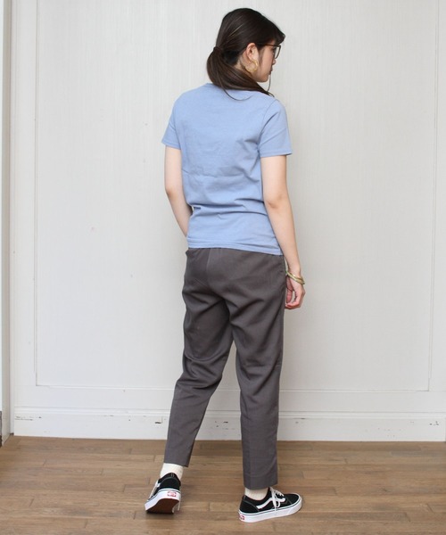 EEL（イール）の「EEL / イール 別注 陶器ボタンのヘンリー（Tシャツ/カットソー・メンズ・ホワイト/グレー/サックスブルー・M/L/XL/XS）」の21枚目の写真