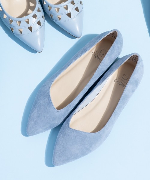 HIMIKO On Bleue（ヒミコオンブルー）の「【On Bleue】ボロネーゼ・シルキーフラットパンプス/883205（パンプス・レディース・ライトブルー/ピンク/ライトブラウン・23.5cm/24.5cm/24.0cm/23.0cm/25.0cm/22.5cm）」の7枚目の写真