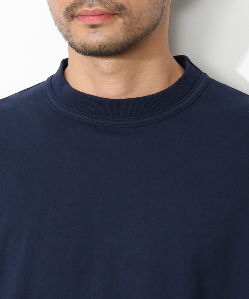 ADAM ET ROPE'（アダムエロペ）の「度詰めスウェットプルオーバー(長袖)（Tシャツ/カットソー・メンズ・ネイビー/グリーン系その他/イエロー系その他・M/L）」の9枚目の写真